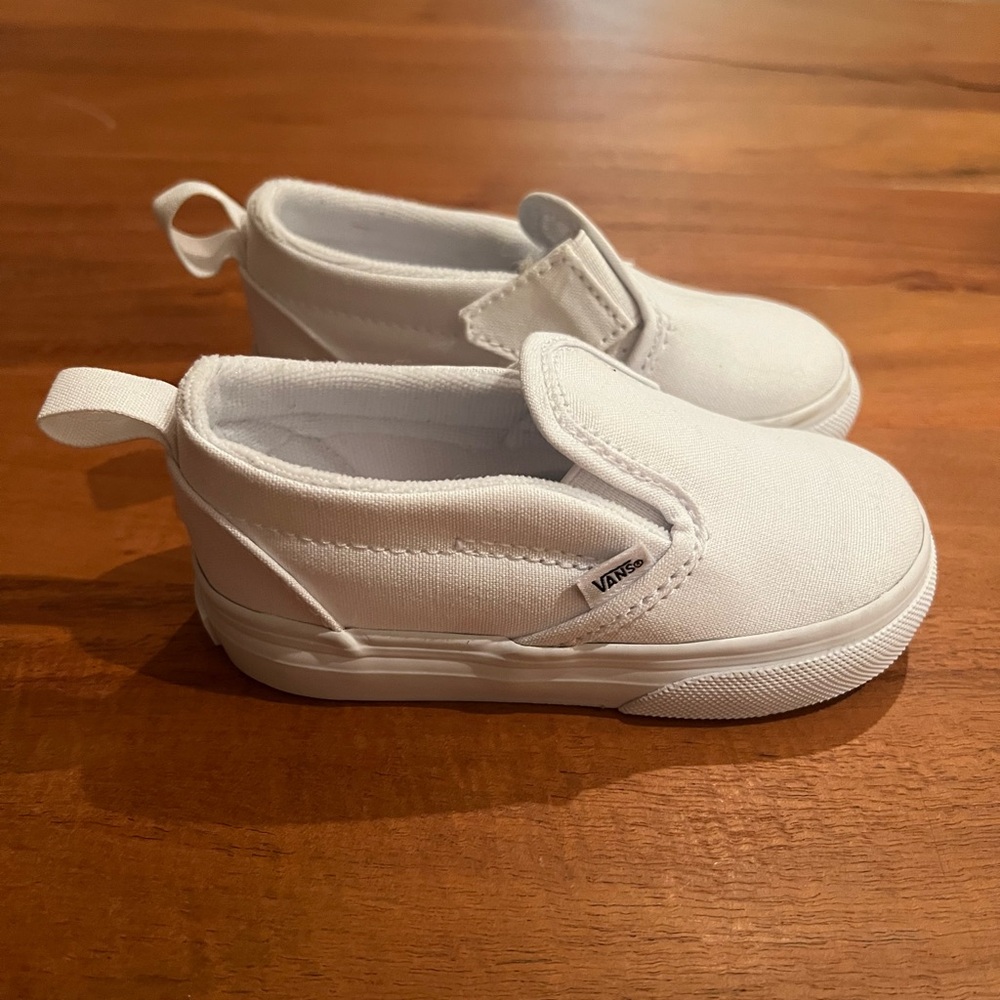 Brand New White Vans Toddler Size 6.5